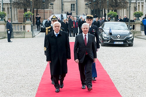 Première visite officielle en France du Président de la République Hellénique M. Prokopis Pavlopoulos - 12 et 13 décembre 2016